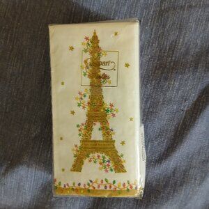 Caspari Hankis City of Lights White Facial Tissue Hankies 4 ply New